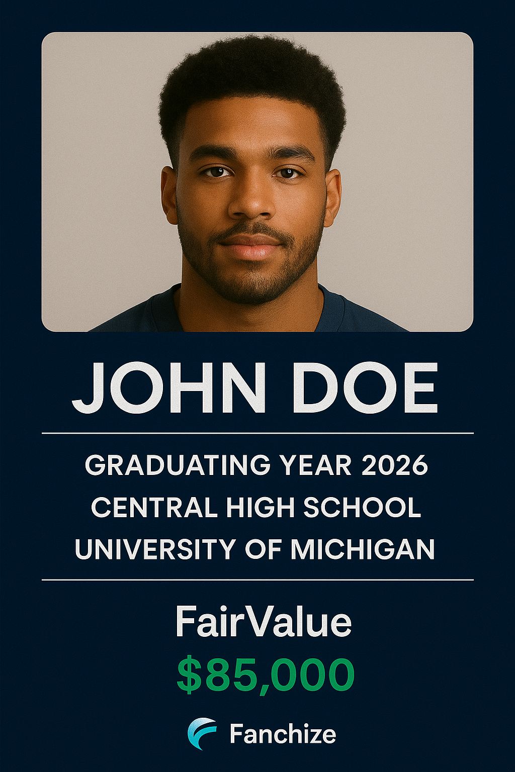 NIL Valuation Trading Card